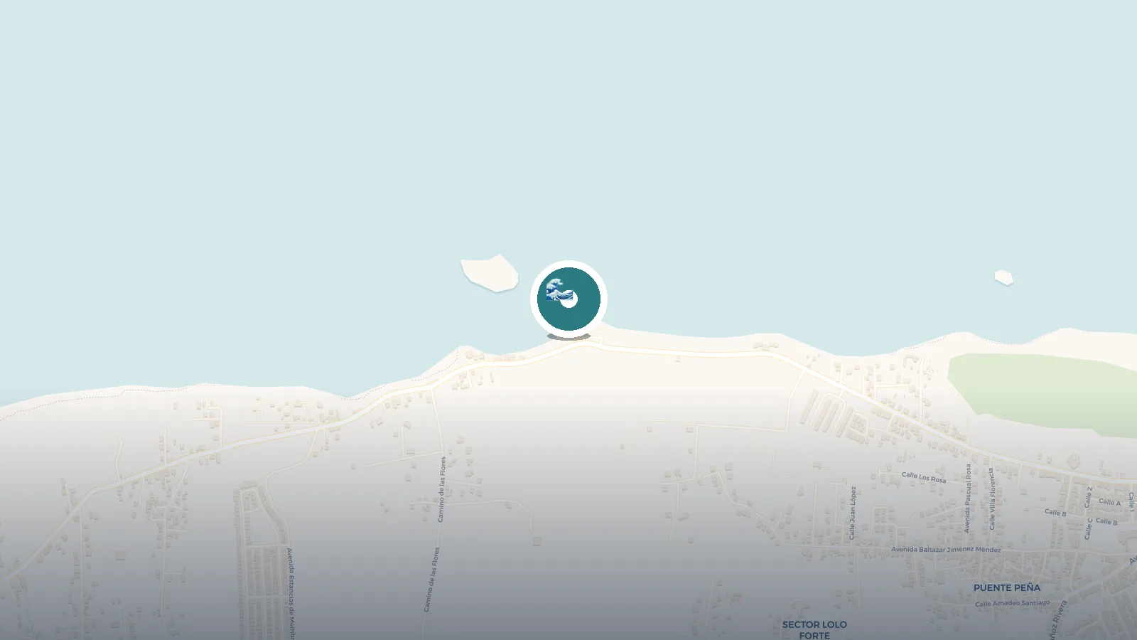 Mapa de PeñónAmador Beach