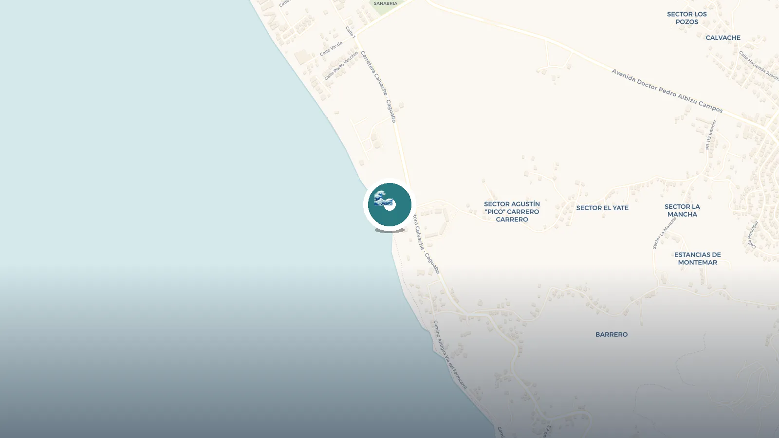 Mapa de Playa Almendros