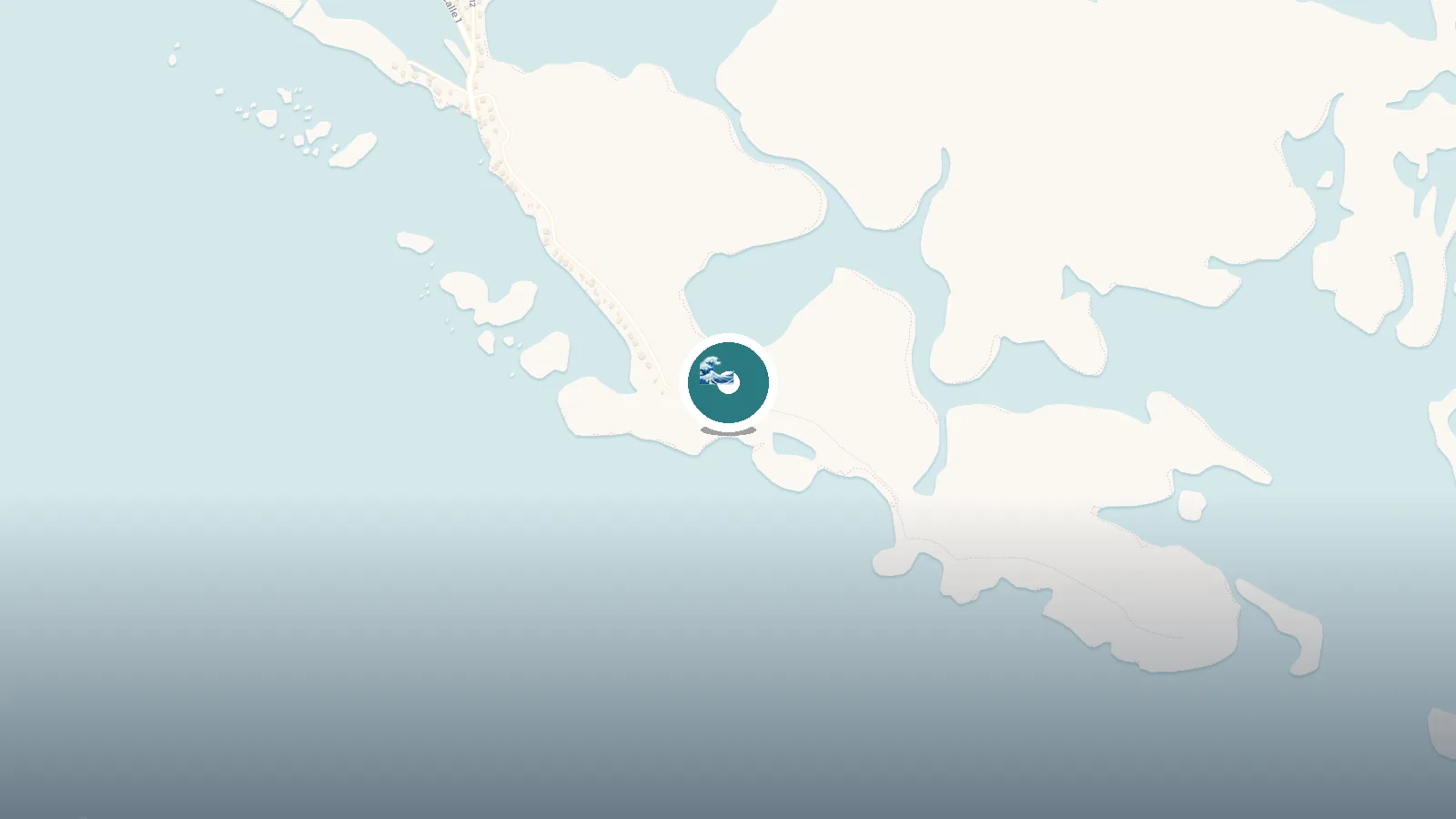 Mapa de Playa Camino Indio