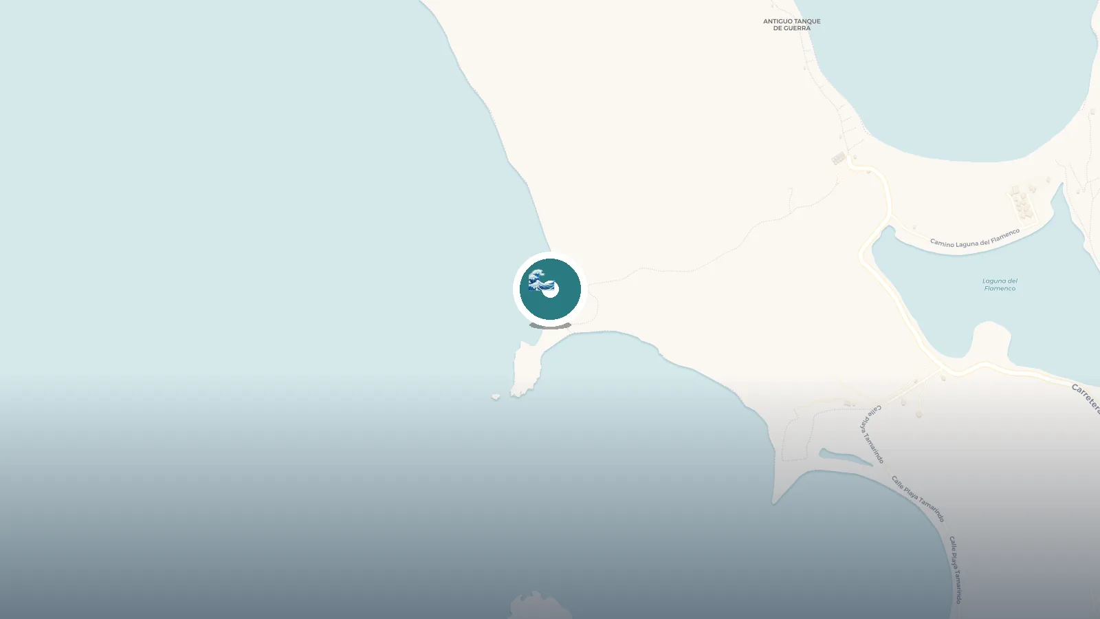 Mapa de Playa Carlos Rosario
