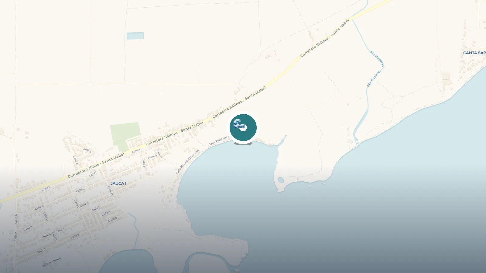 Mapa de Playa Clavellina