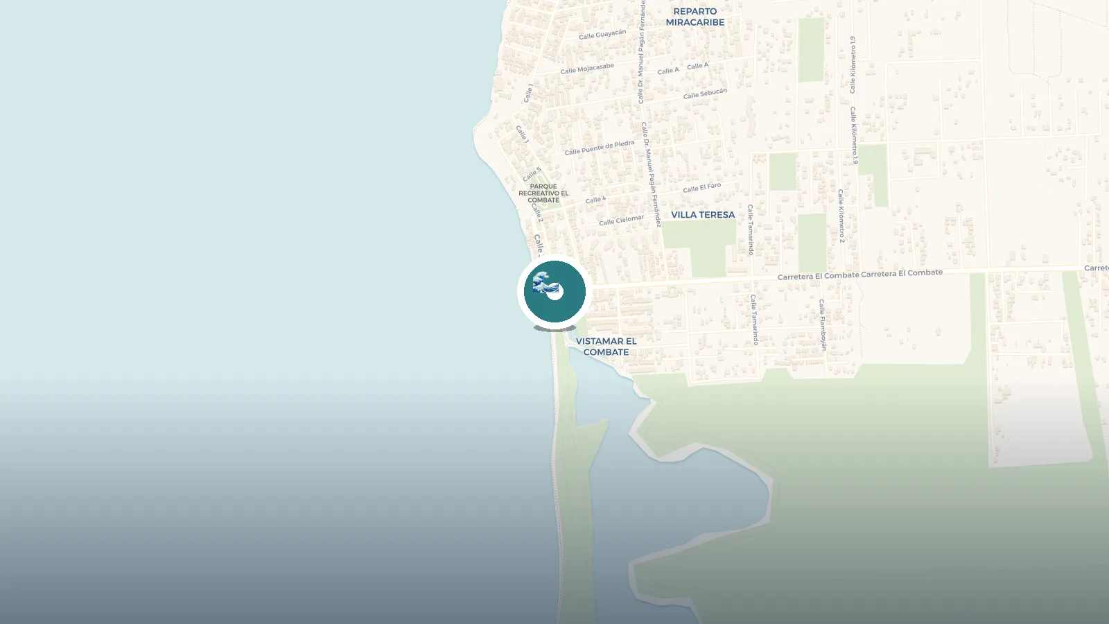 Mapa de Playa Combate