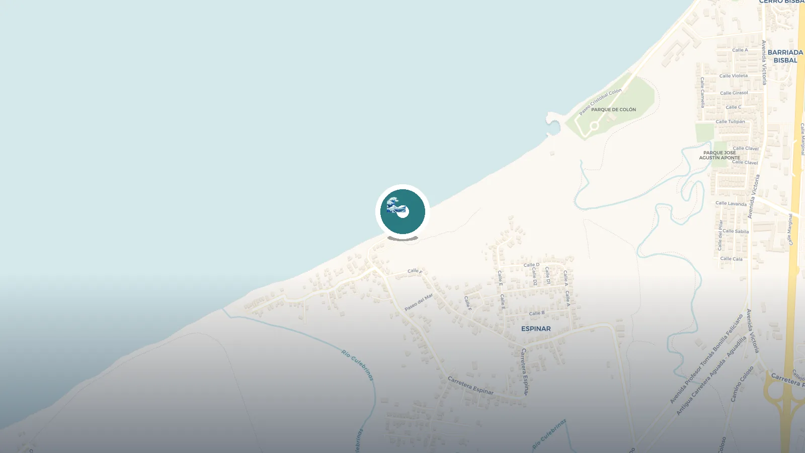 Mapa de Playa Espinar