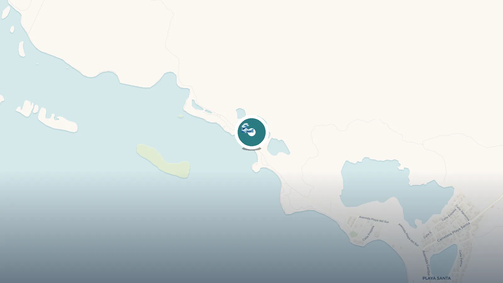 Mapa de Playa La Jungla