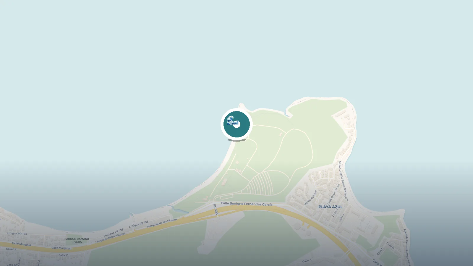 Mapa de Playa La Monserrate