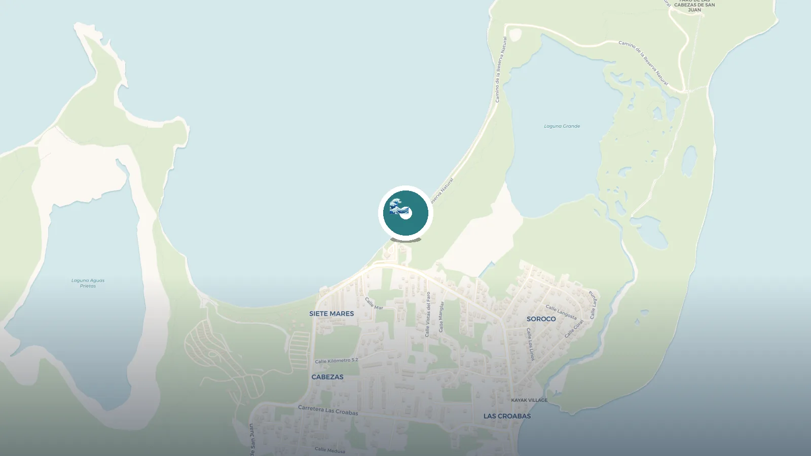 Mapa de Playa Las Cabezas de San Juan