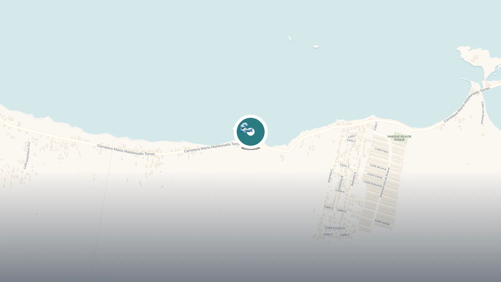 Mapa de Playa Las Criollas