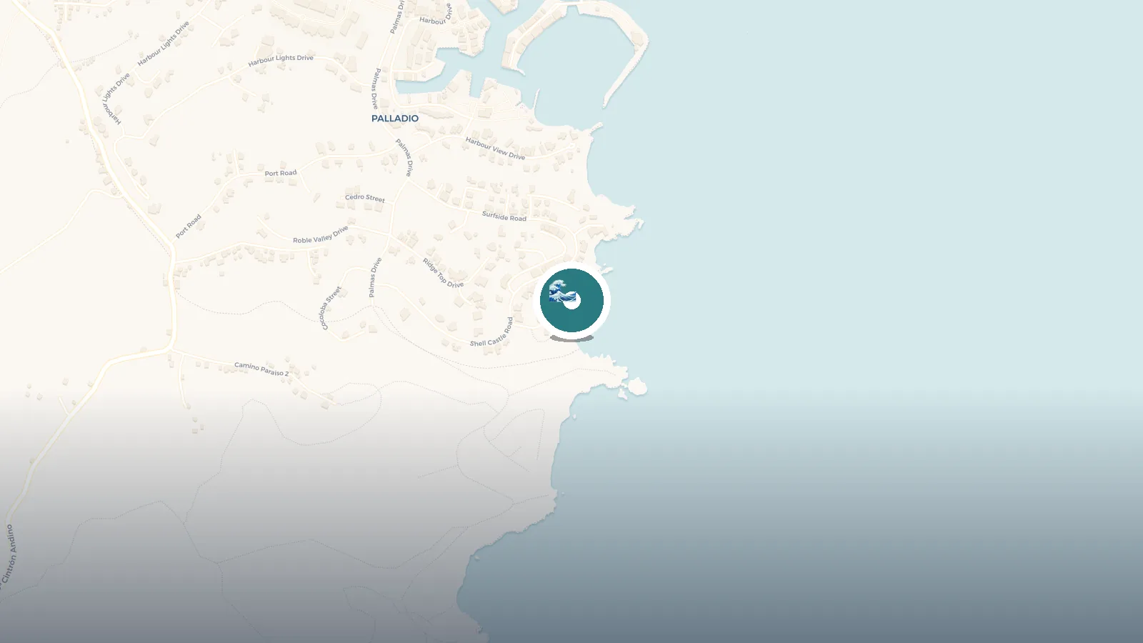 Mapa de Playa Palmas