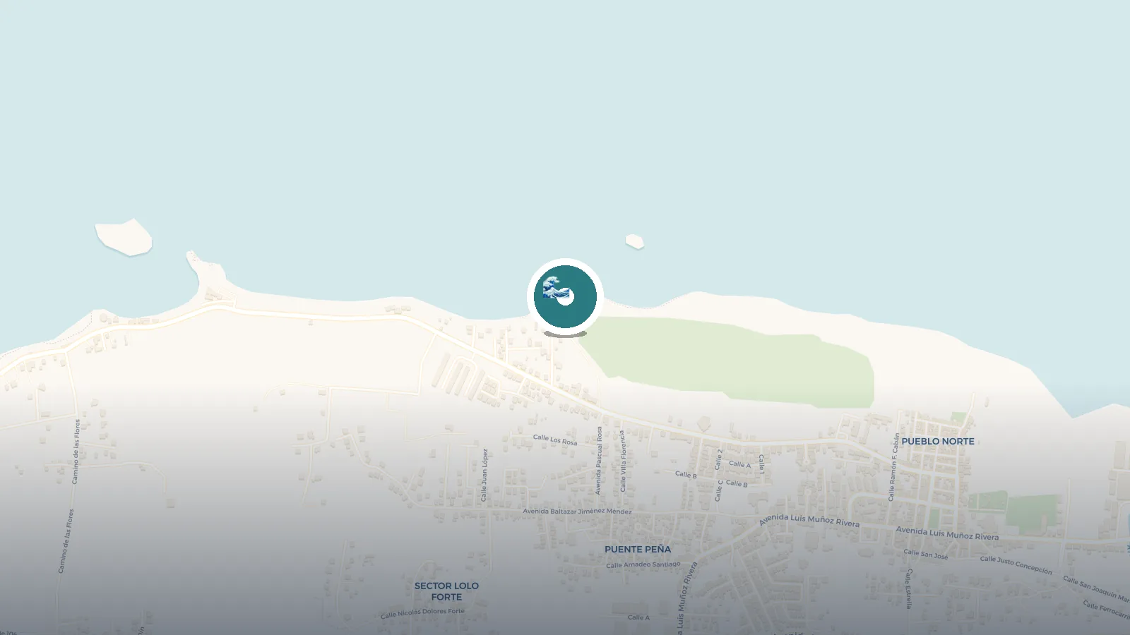 Mapa de Playa Peñon Brusi