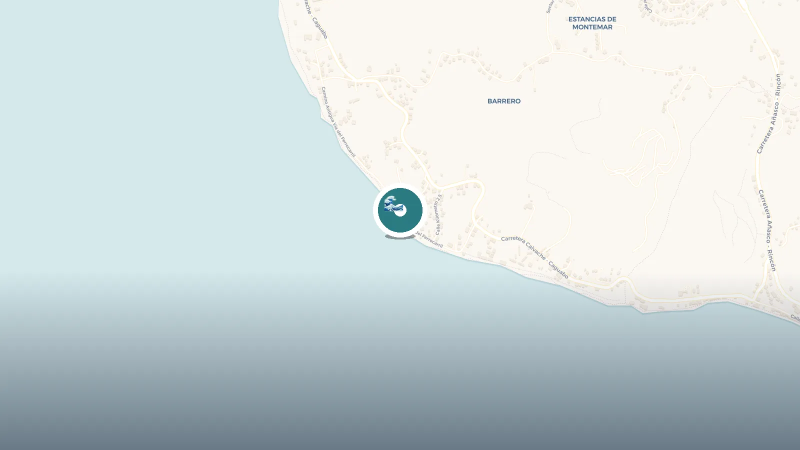 Mapa de Playa Punta Cadena