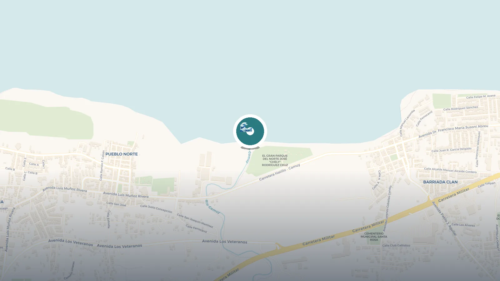Mapa de Playa Rio Mar