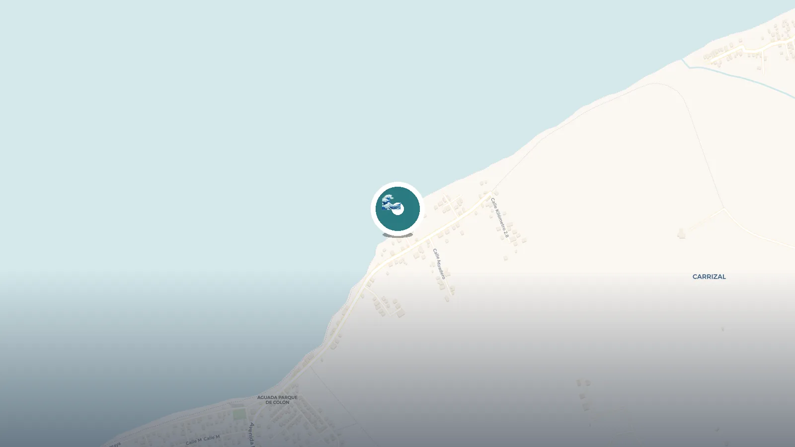 Mapa de Playa Table Rock