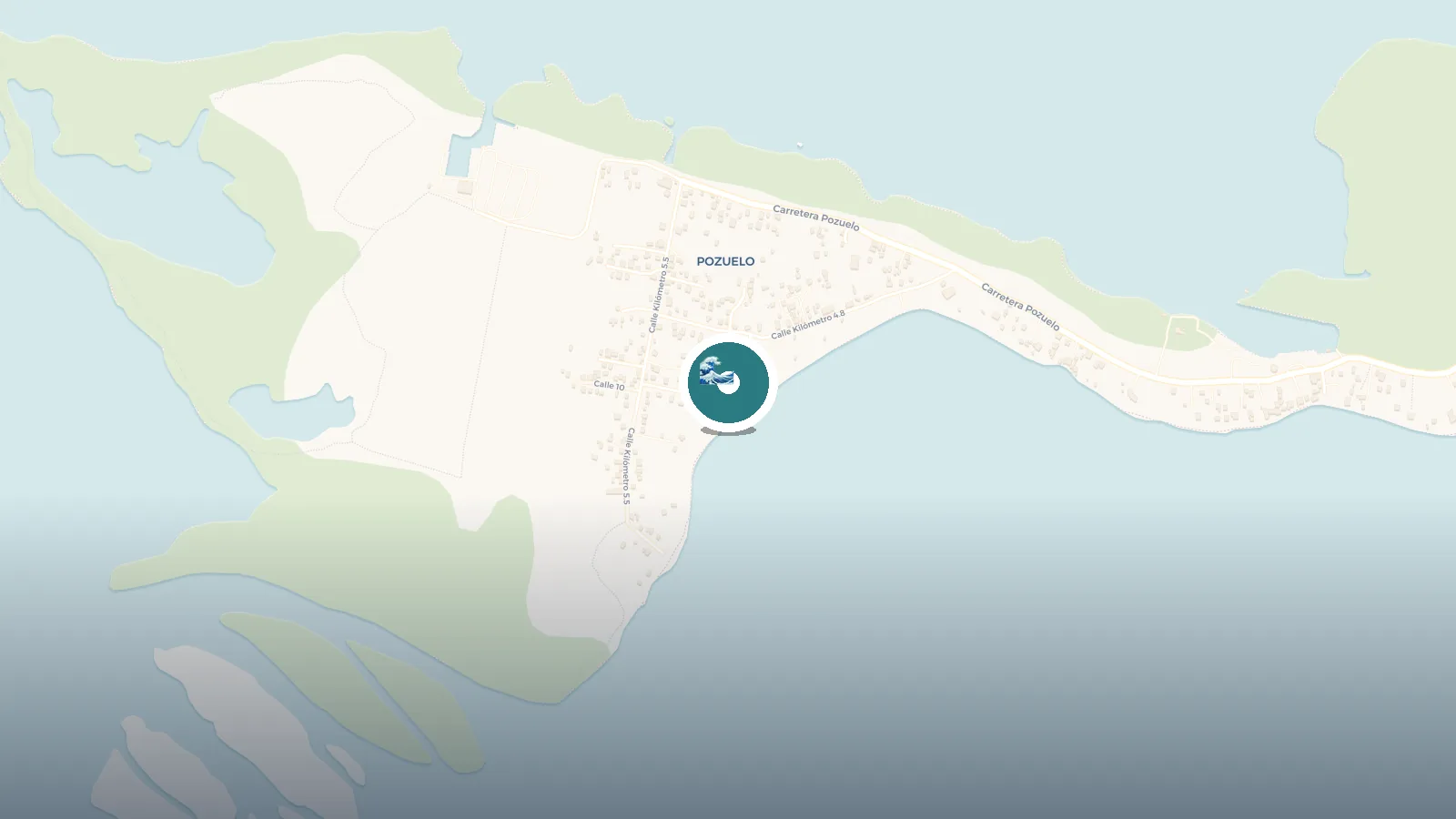 Mapa de Pozuelo Exclusive Beach