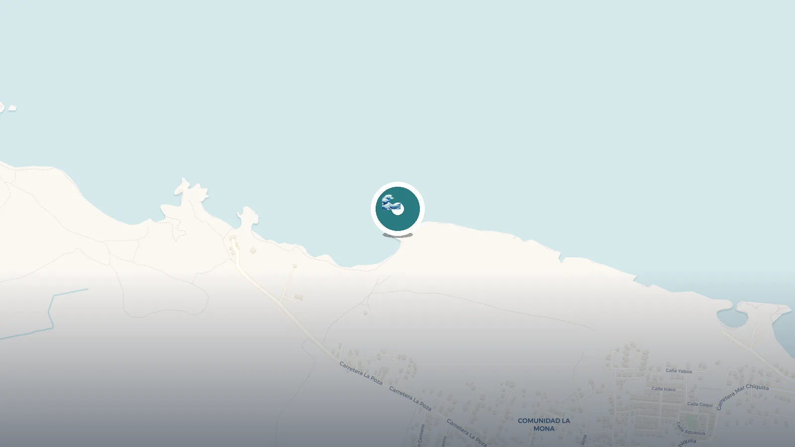 Mapa de Punta Boquilla