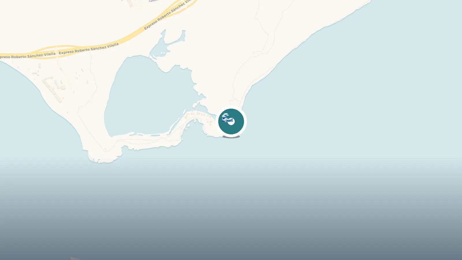 Mapa de Punta las cucharas