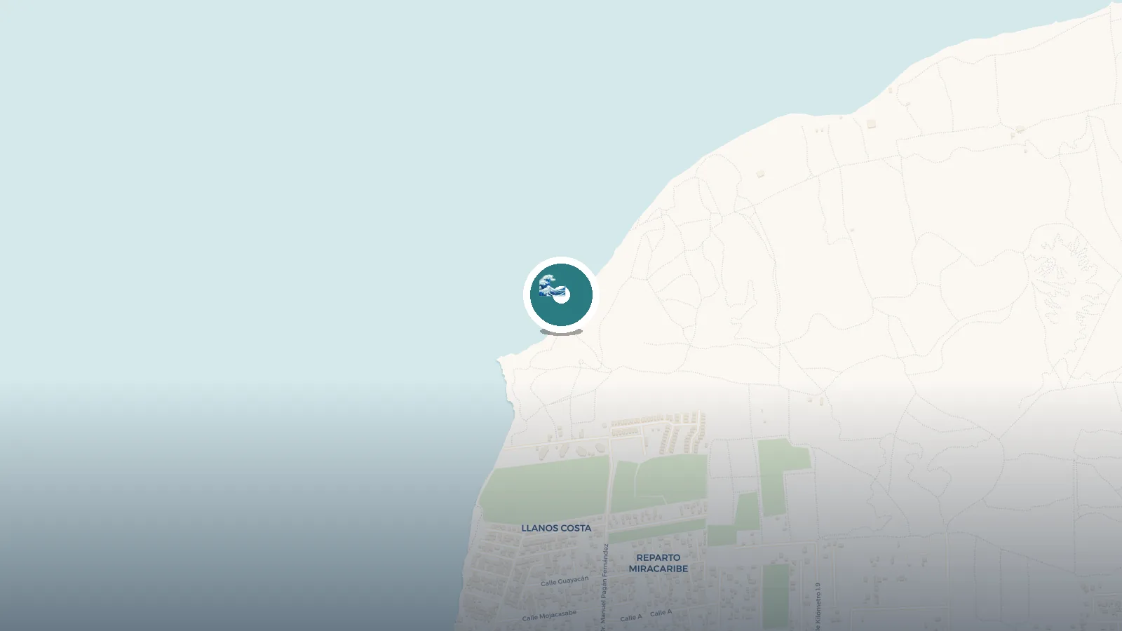 Mapa de Punta Melones