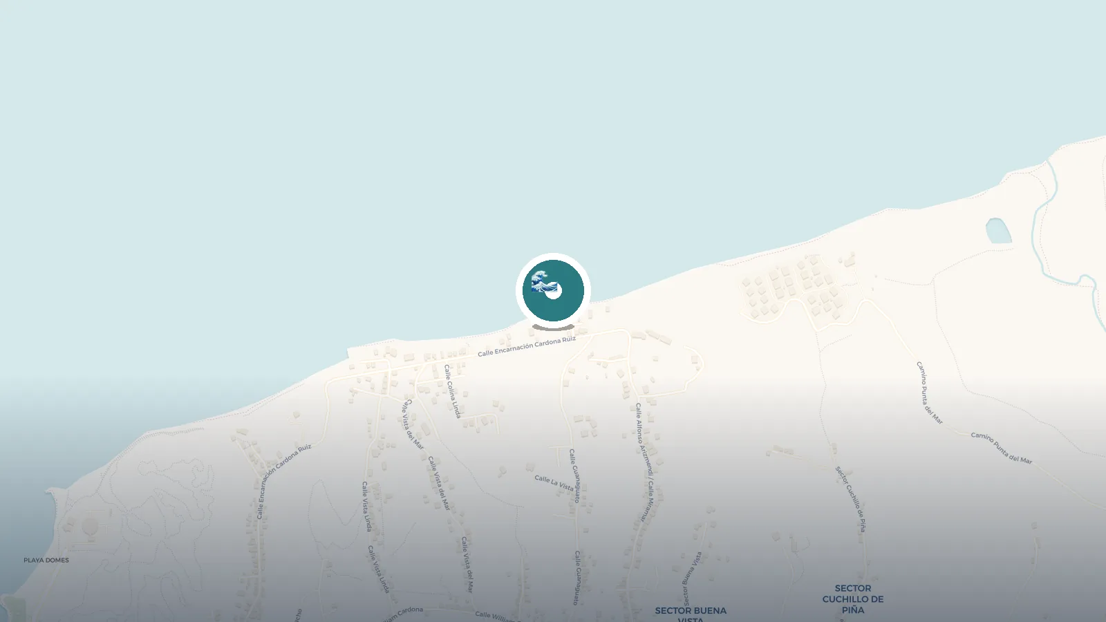 Mapa de Sandy Beach