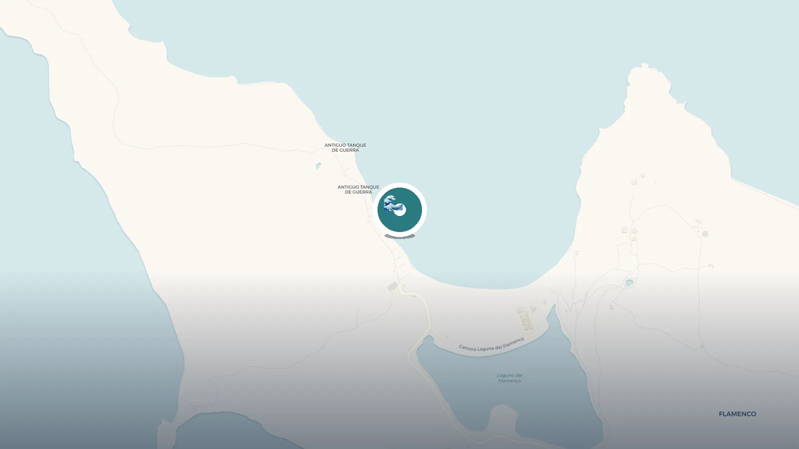 Mapa de Snorkeling - Flamenco