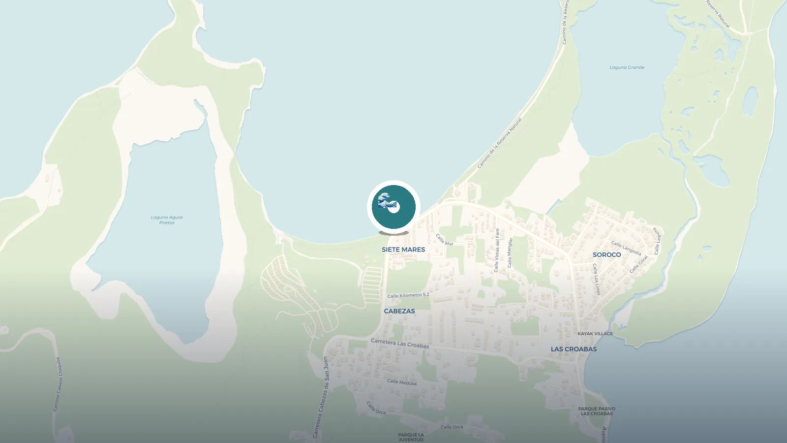 Mapa de Snorkeling - Seven Seas