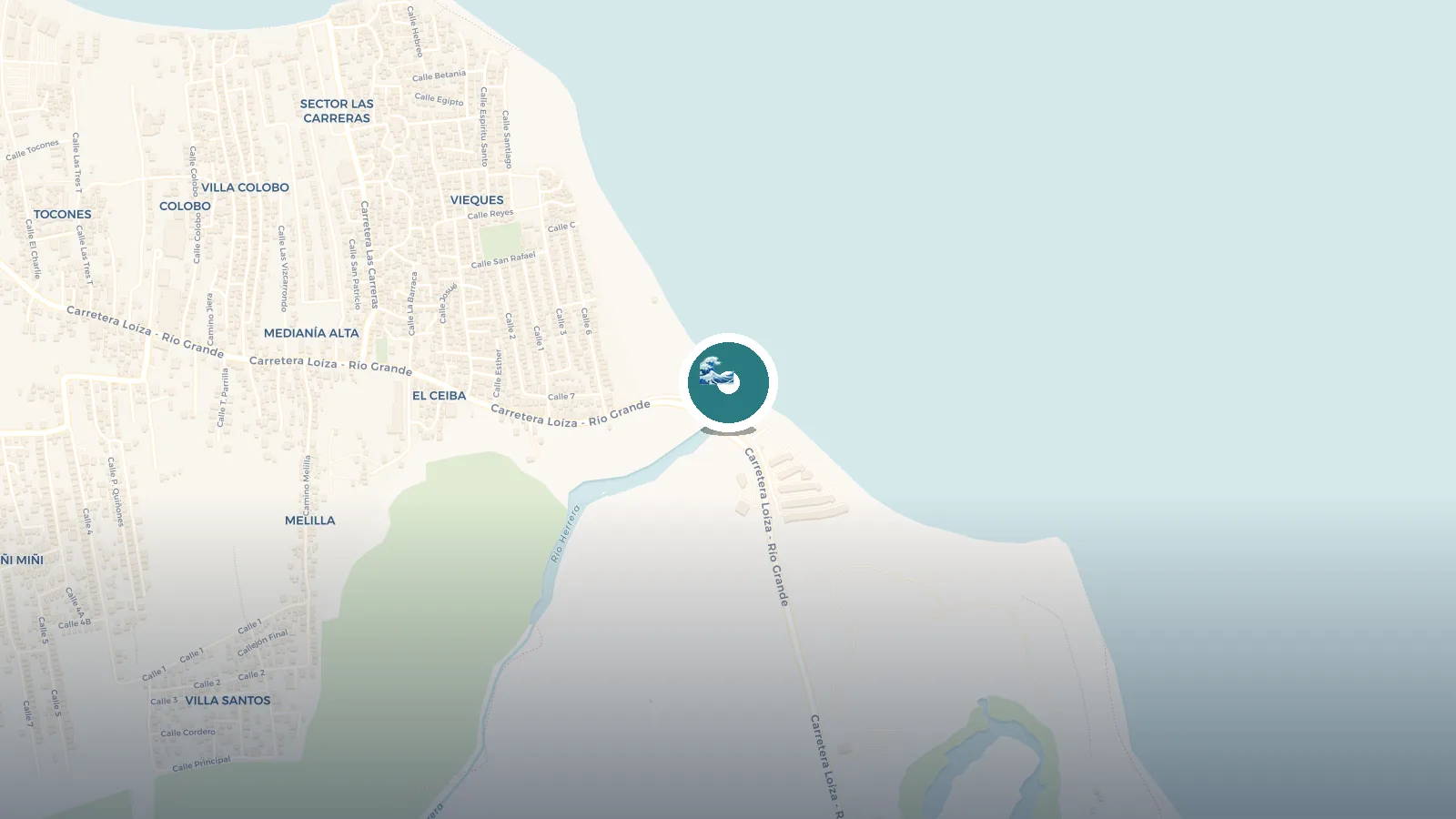 Mapa de Villa Pesquera de Loiza