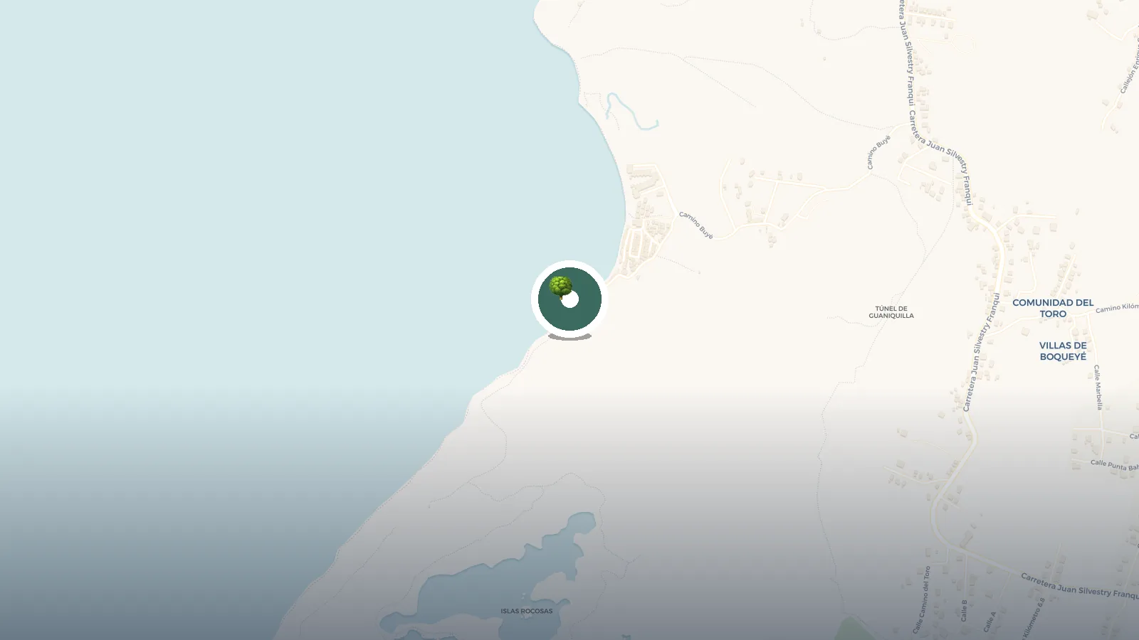 Mapa de ANP Punta Guaniquilla Para La Naturaleza