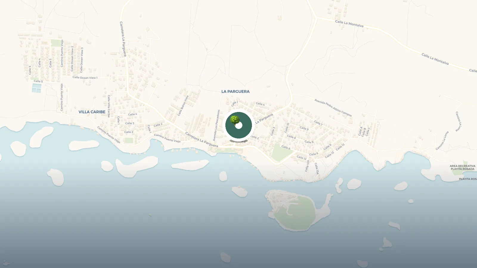 Mapa de Bahia Bio Fosforesente