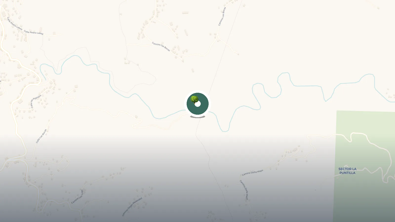 Mapa de Cañón Las Bocas