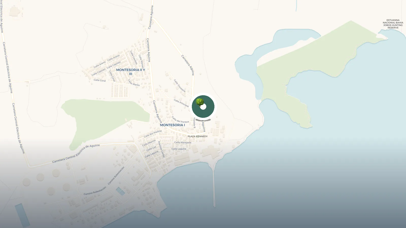 Mapa de Jobos Bay National Estuarine Research Reserve