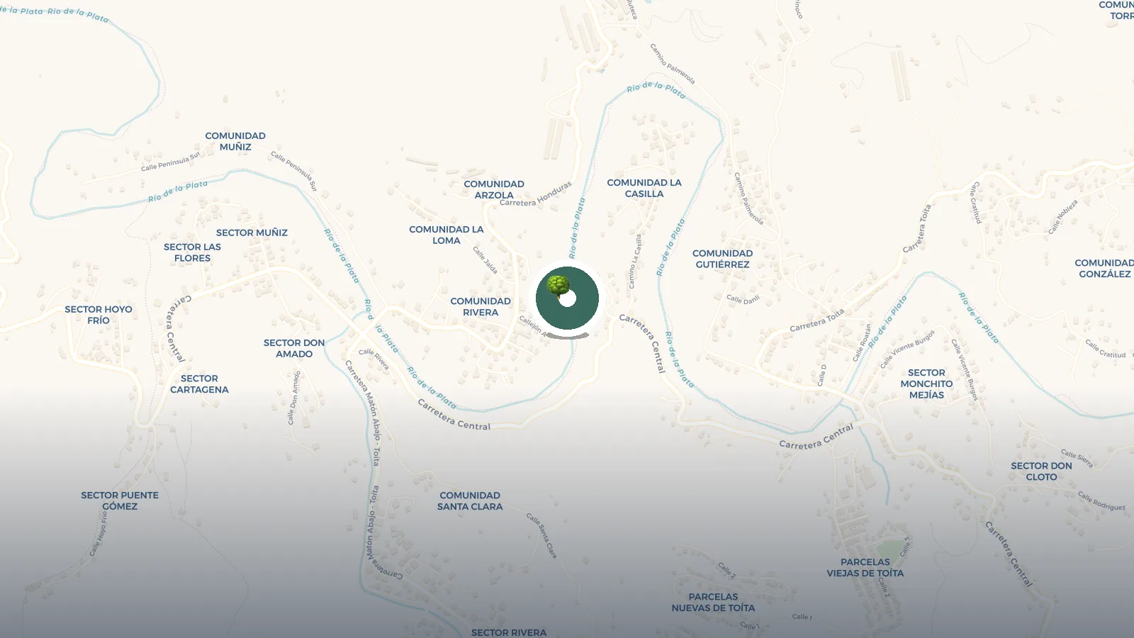 Mapa de Puente Colgante Cayey