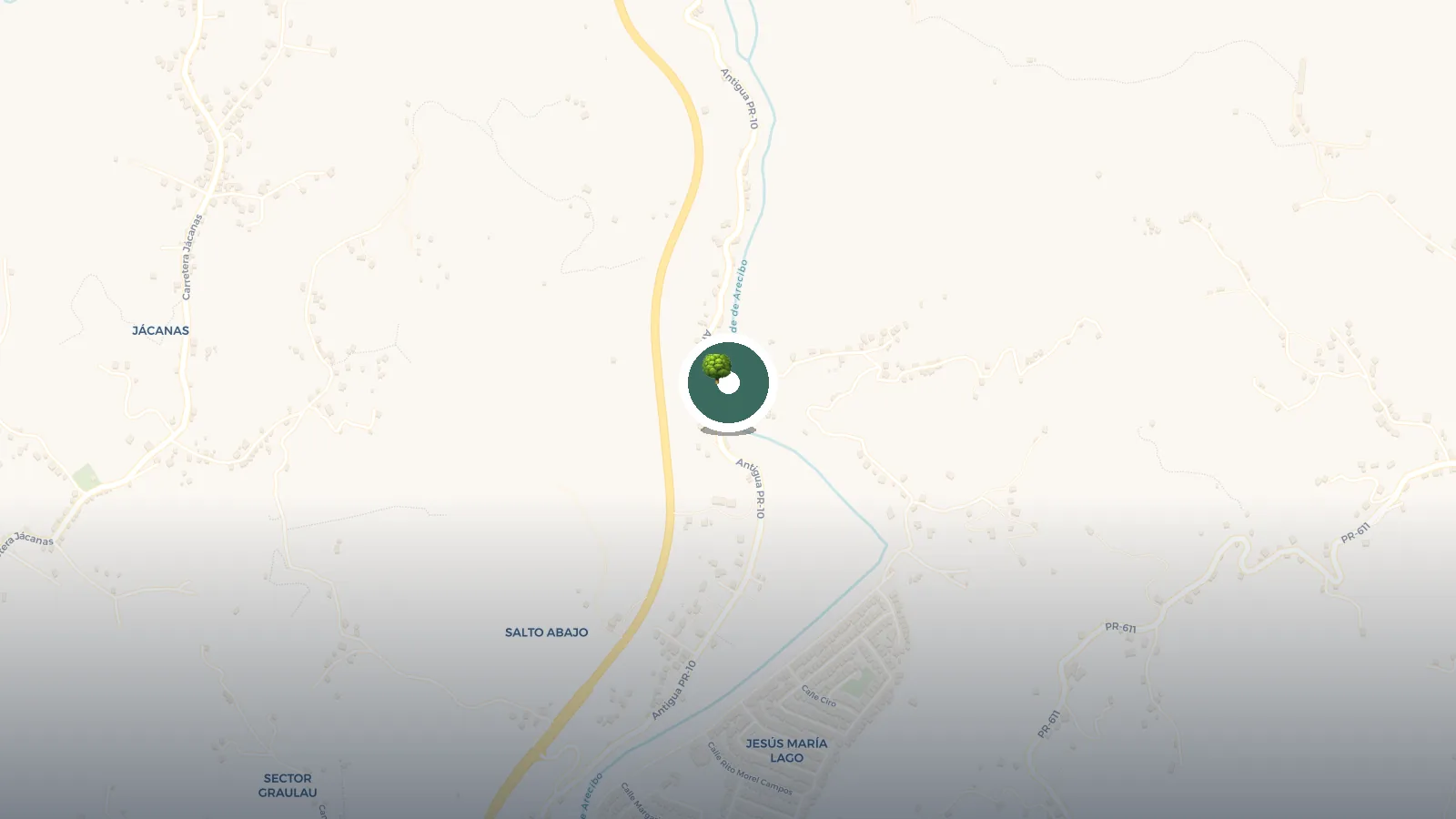 Mapa de Puente Colgante Hamaca Utuado