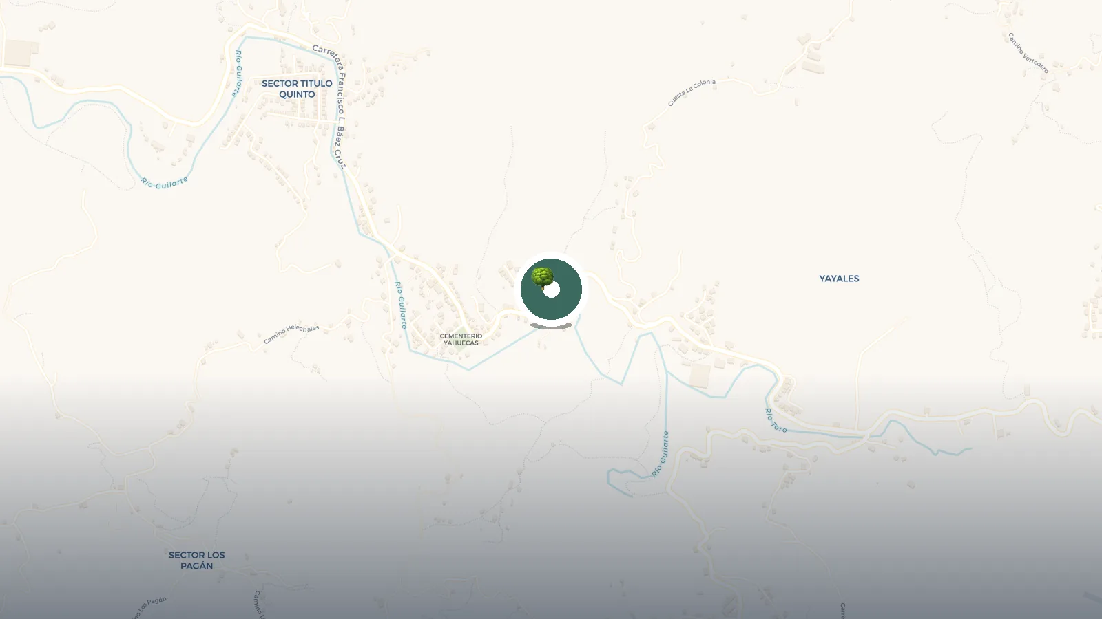 Mapa de Puente Colorido Colgante