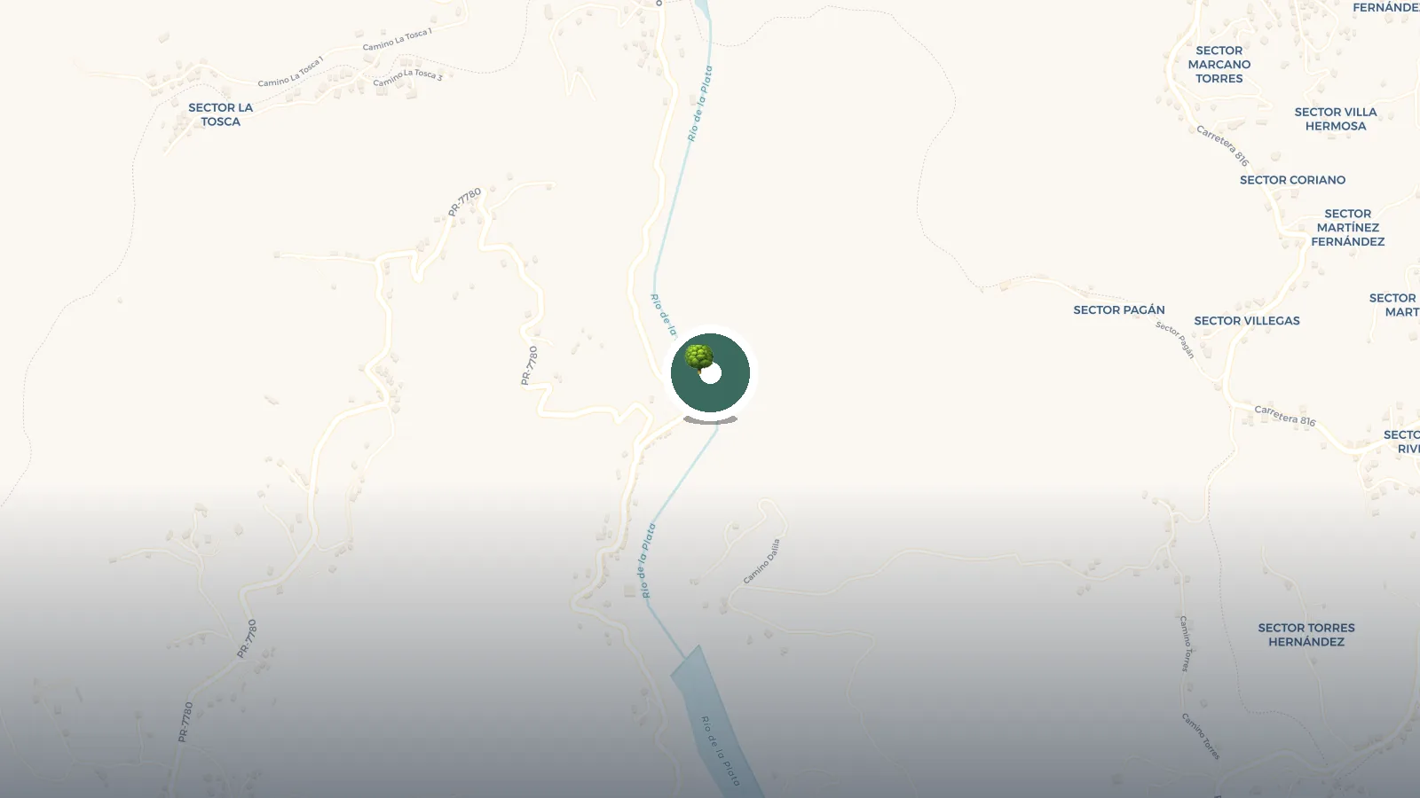 Mapa de Represa El Salto Comerio 2