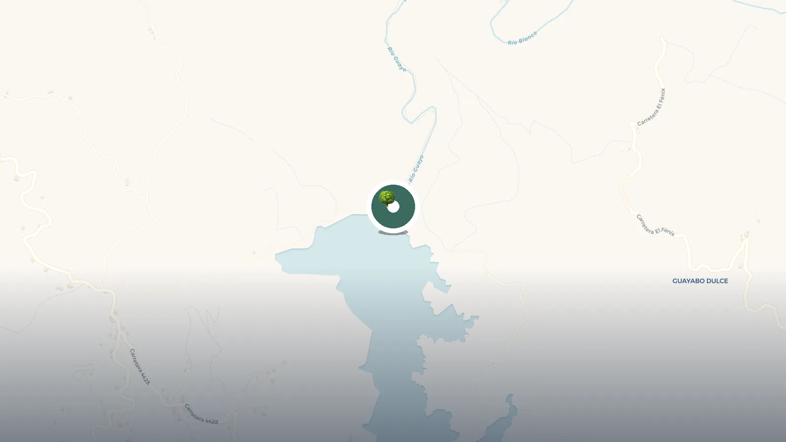 Mapa de Represa Lago Guayo