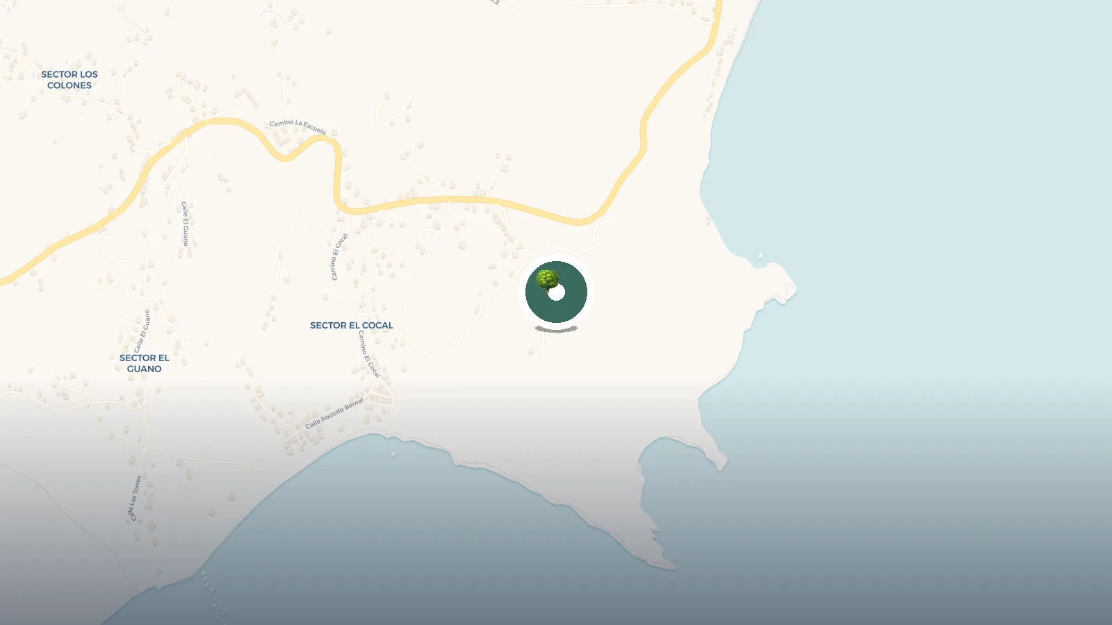 Mapa de Reserva Natural Inés María Mendoza