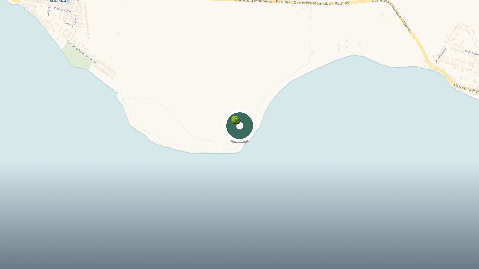 Mapa de Reserva Natural Punta Del Viento